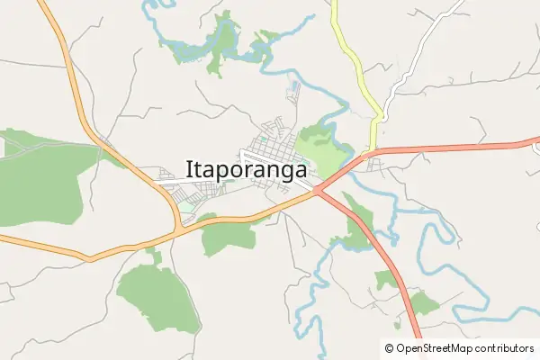 Karte Itaporanga