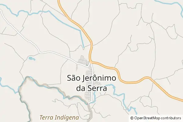 Karte São Jerônimo da Serra