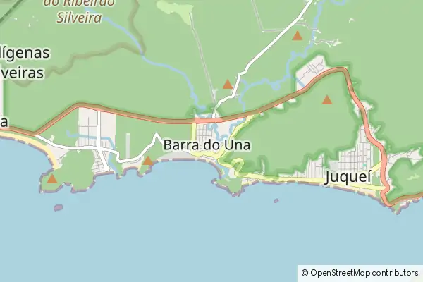 Karte Barra do Una