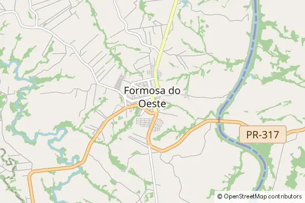 Karte Formosa do Oeste