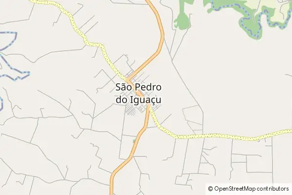 Karte São Pedro do Iguaçu