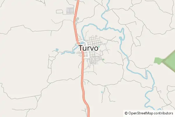 Karte Turvo