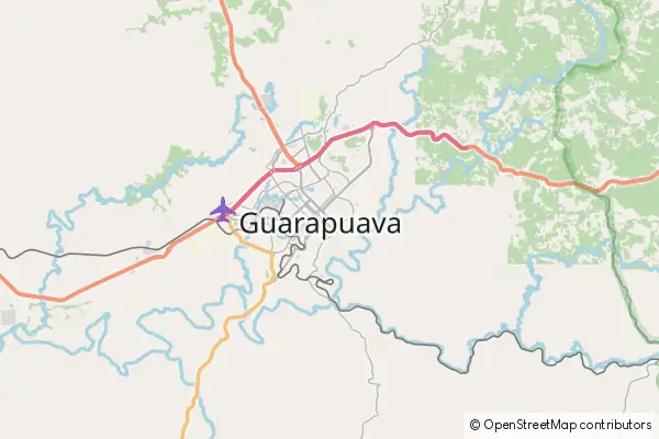 Karte Guarapuava