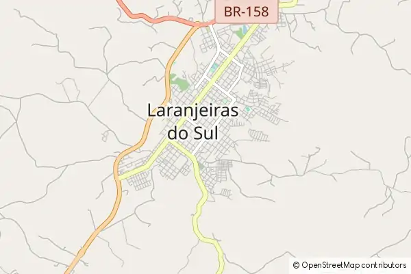 Karte Laranjeiras do Sul