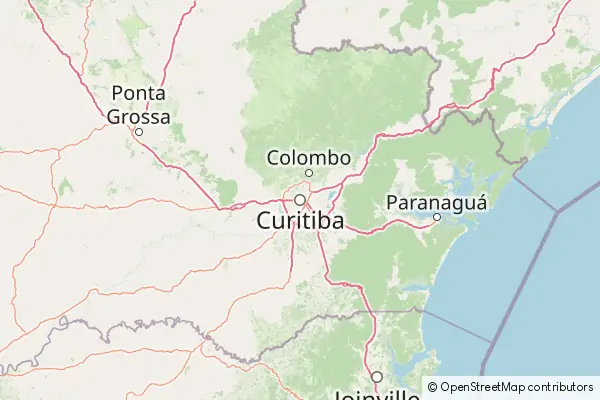 Karte Curitiba