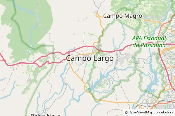 Karte Campo Largo