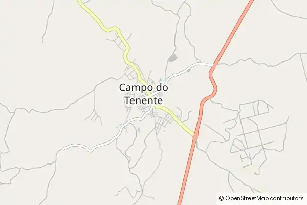 Karte Campo do Tenente