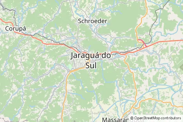 Karte Jaraguá do Sul