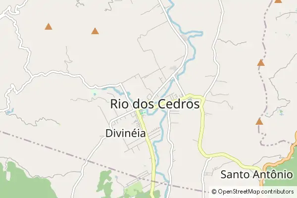 Karte Rio dos Cedros