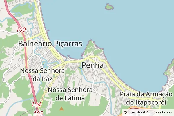 Karte Penha