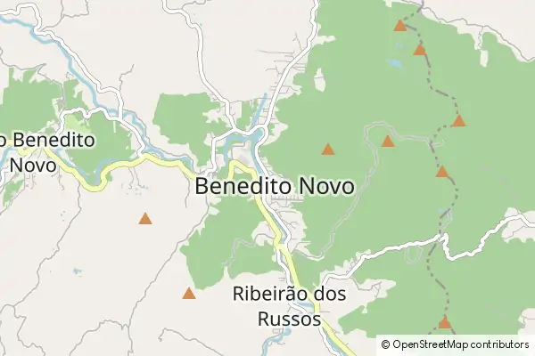 Karte Benedito Novo