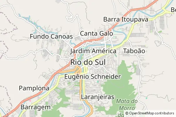 Karte Rio do Sul