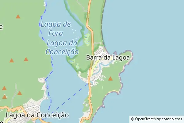 Karte Barra da Lagoa