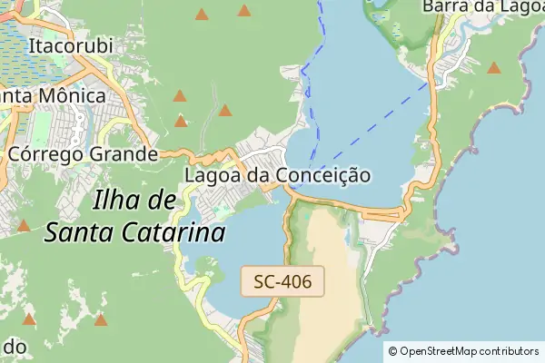 Karte Lagoa da Conceição