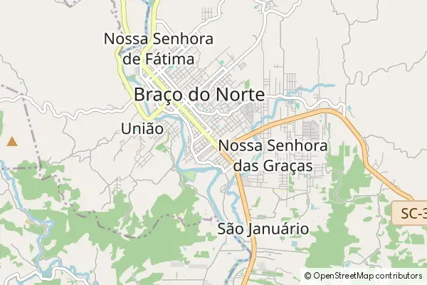 Karte Braço do Norte