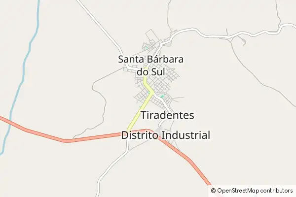 Karte Santa Bárbara do Sul