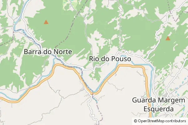 Karte Rio do Pouso