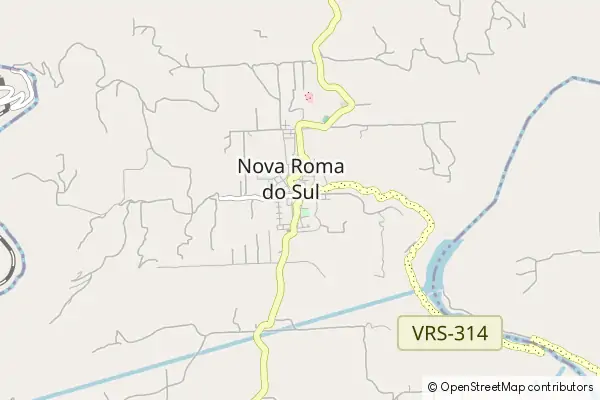 Karte Nova Roma do Sul