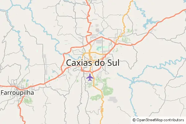 Karte Caxias do Sul