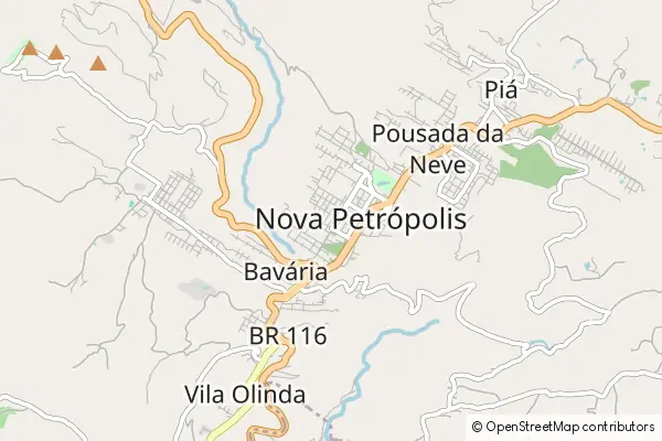 Karte Nova Petrópolis