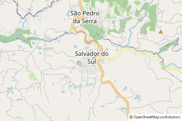 Karte Salvador do Sul