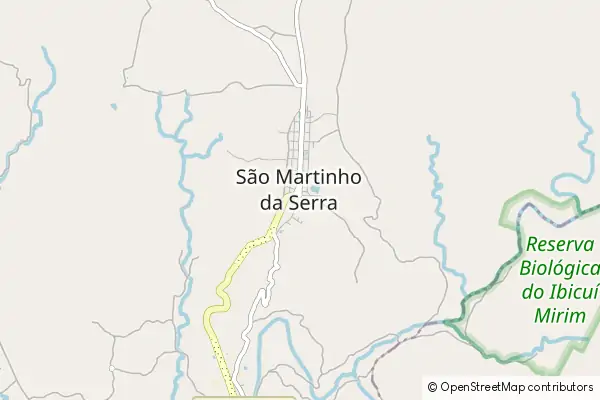 Karte São Martinho da Serra