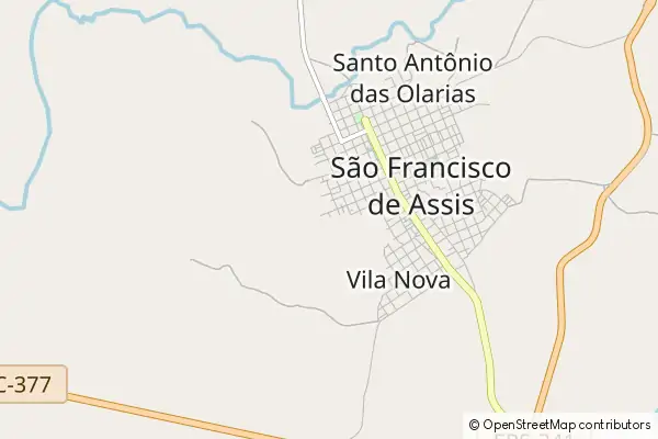 Karte São Francisco de Assis