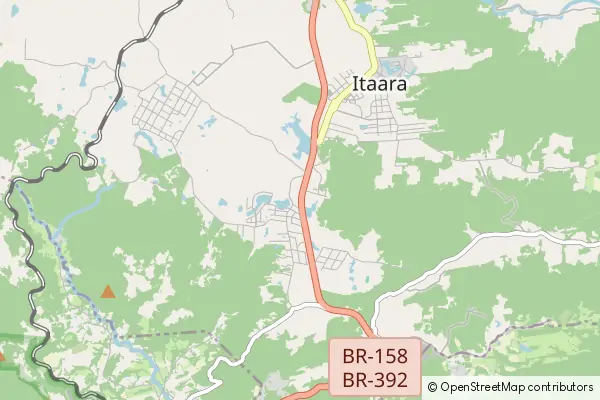 Karte Itaara