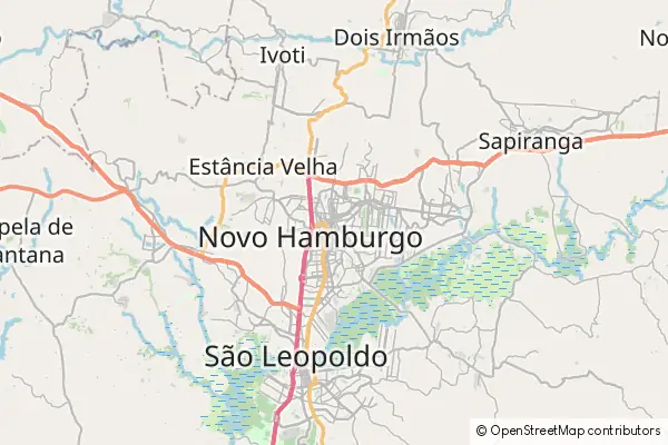 Karte Novo Hamburgo