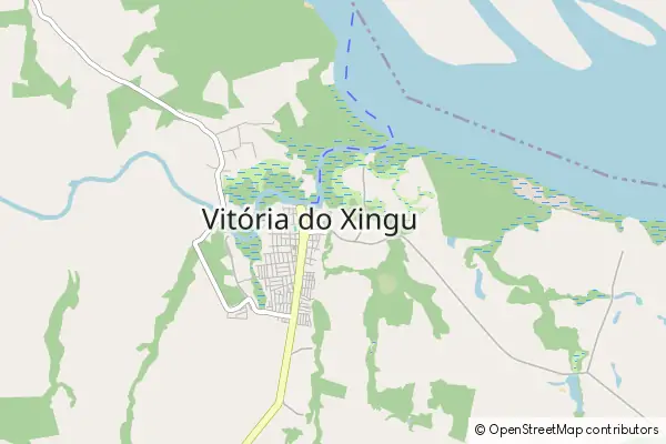 Karte Vitória do Xingu