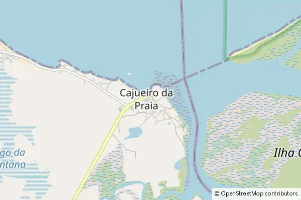 Karte Cajueiro da Praia