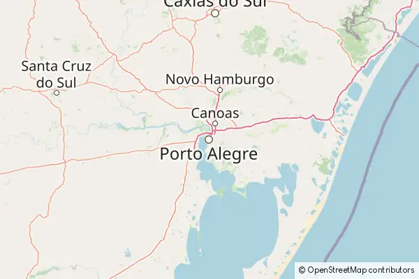 Karte Porto Alegre