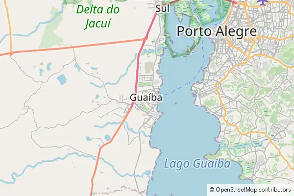 Karte Guaíba