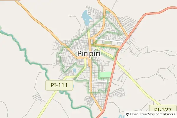 Karte Piripiri