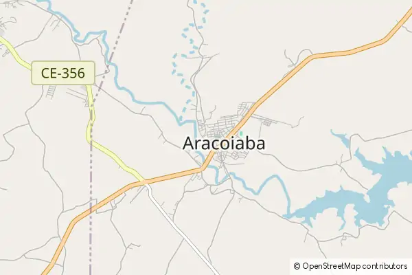 Karte Aracoiaba