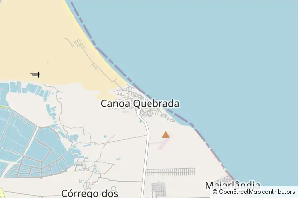 Karte Canoa Quebrada