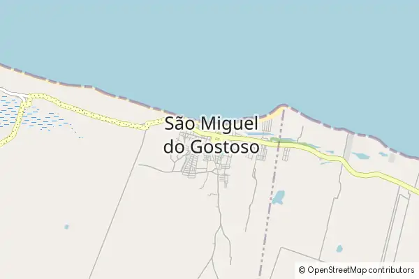 Karte São Miguel do Gostoso