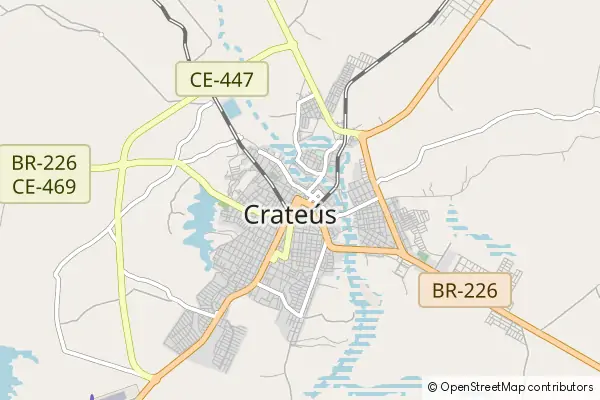 Karte Crateús