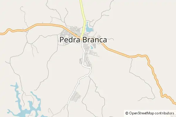 Karte Pedra Branca