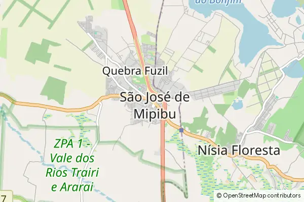 Karte São José de Mipibu