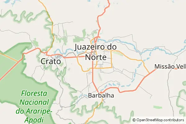 Karte Juazeiro do Norte