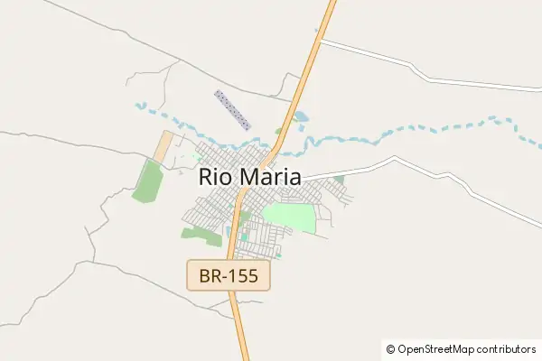 Karte Rio Maria