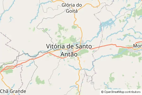 Karte Vitória de Santo Antão