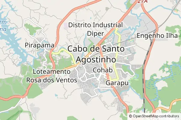 Karte Cabo de Santo Agostinho