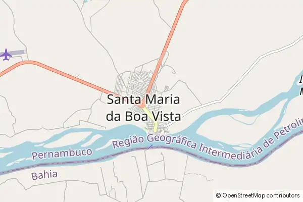 Karte Santa Maria da Boa Vista