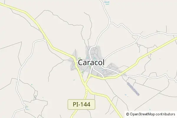 Karte Caracol