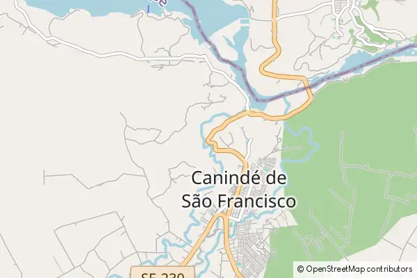 Karte Canindé de São Francisco