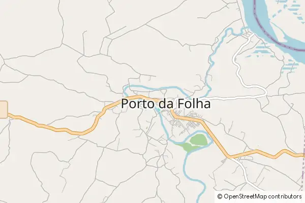 Karte Porto da Folha