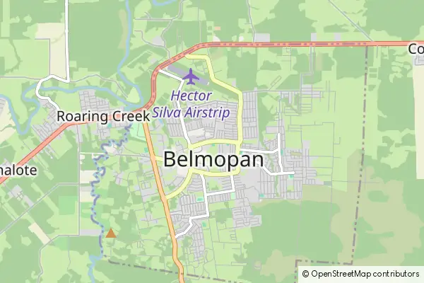 Karte Belmopan