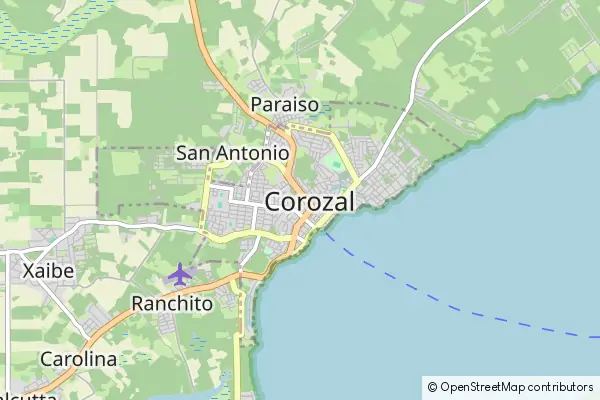 Karte Corozal Town